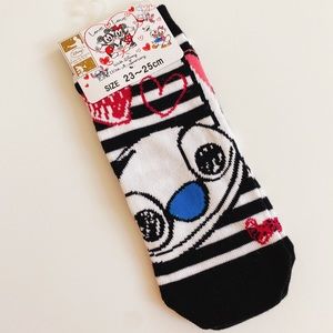 Disney Stitch Socks Women's 6.5-9